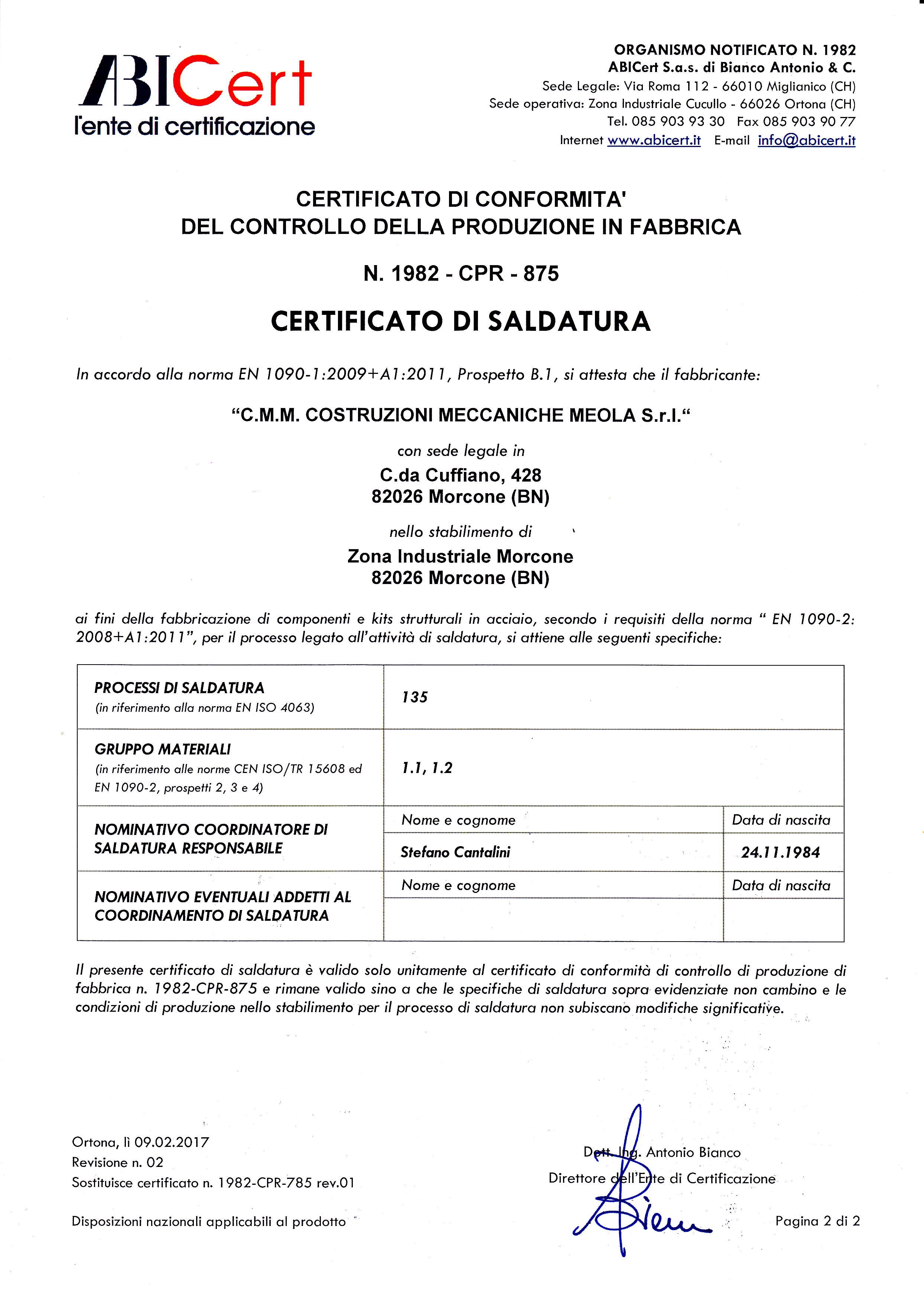 Cmm Costruzioni Meccaniche Meola